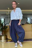 The Edit Sia Pant Navy